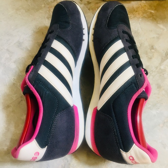 Adidas Womens Neo City Racer Running Shoes Blue F38594 Low Top Lace Up 10 M - Picture 10 of 10